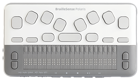 BrailleSense Polaris, beležnica